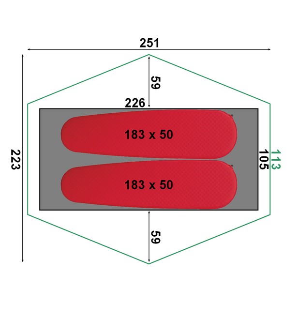 Leotie 2 M deux entrées